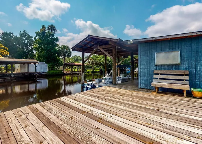 Boat Dock! 'Sunshine House' On St. Johns River